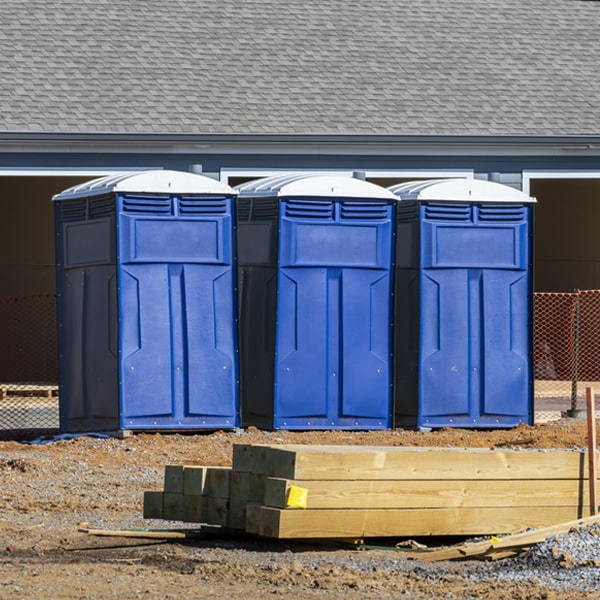 what is the cost difference between standard and deluxe portable restroom rentals in Jackson CA